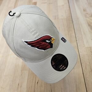 New Era 9TWENTY NFL Arizona Cardinals NWT Adjustable Hat Beige One Size